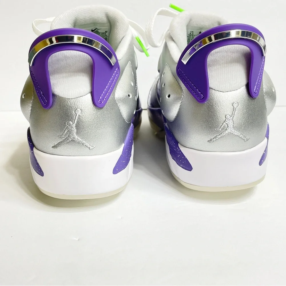 Nike Air Jordan 6 Retro Low Golf NRG U23 Sizes  9.5 & 10 Purple FD0205-055 NWOB